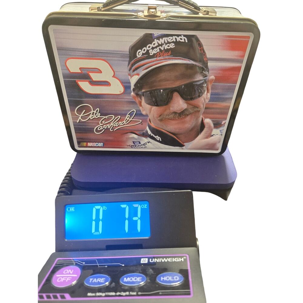 Dale Earnhardt #3 Goodwrench Service Plus Collectible Metal Lunch Box Tin - Picture 4 of 13